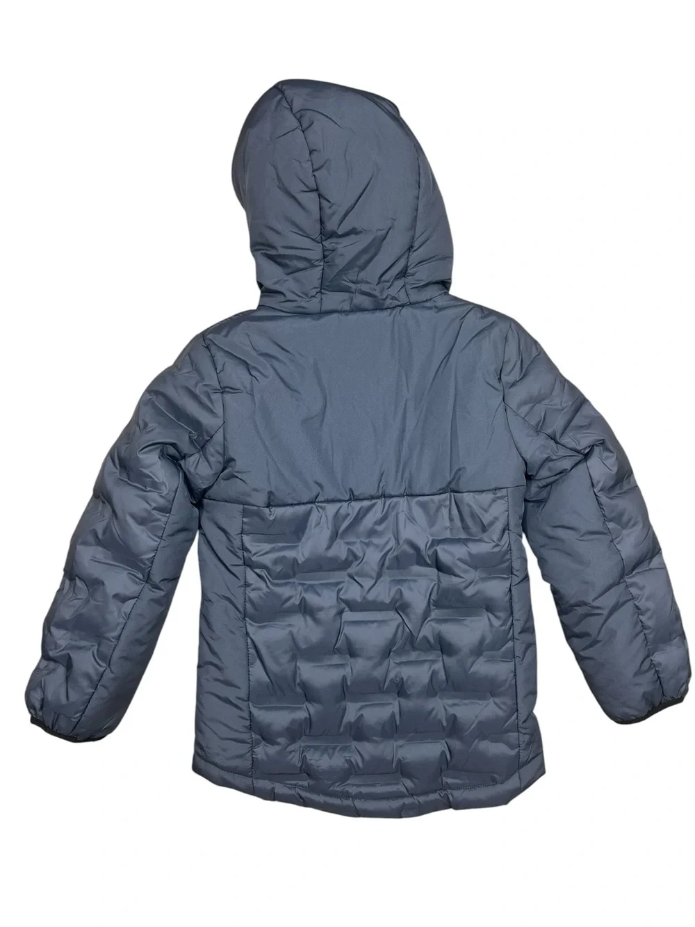 Under Armour UA Puffer Coat Boys 6 blue Winter Jacket quilted full zip hood NWT